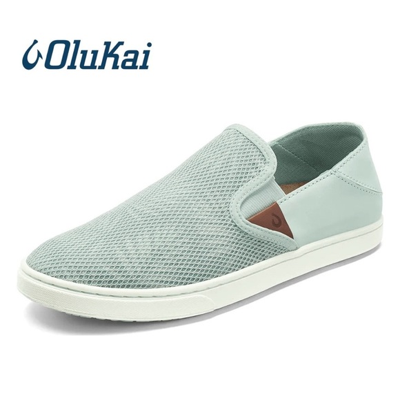 OluKai Women’s Pehuea Palm Tree Slip On Sneaker - Picture 1 of 16